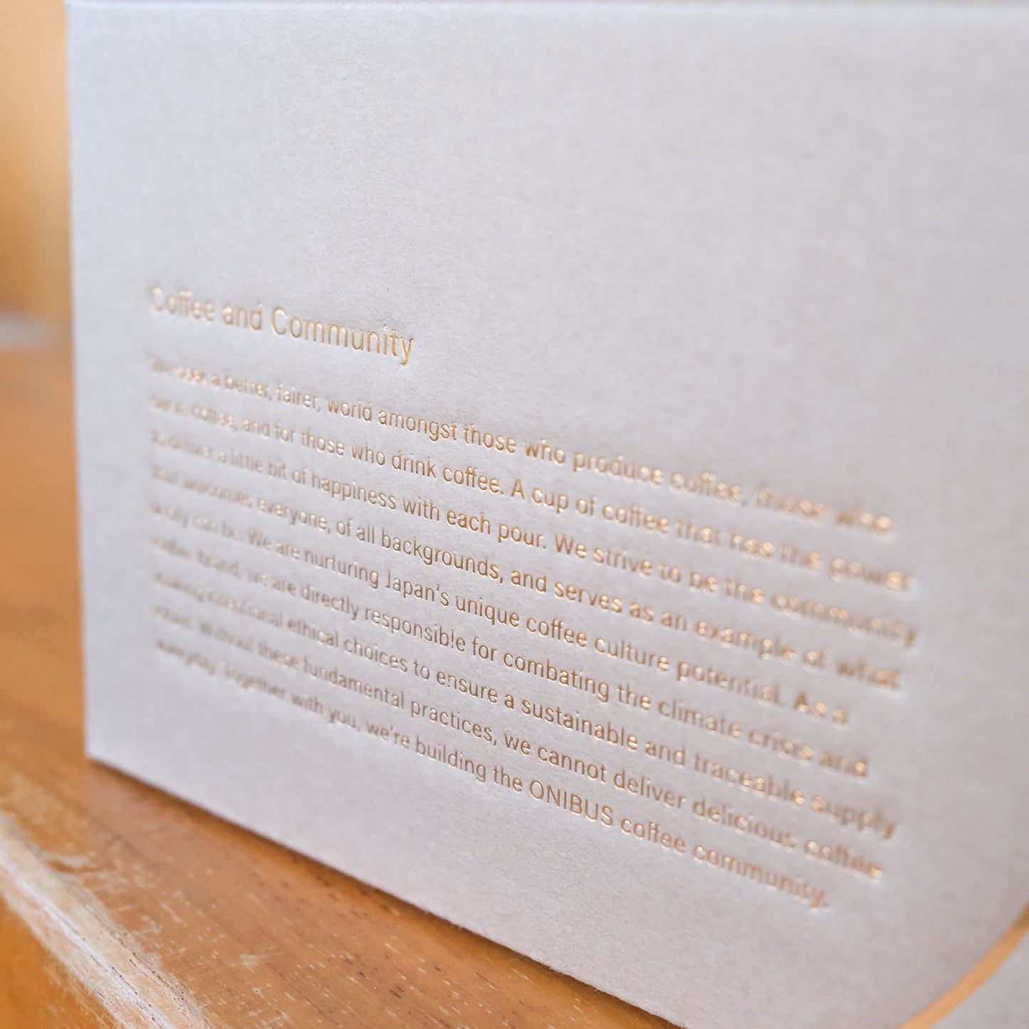 コーヒーギフト [オニバスブレンド&カップ・ソーサーセット]