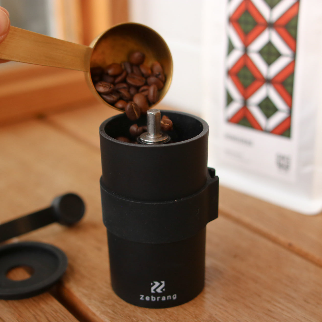 HARIO ゼブラン コーヒーミル ステンレスカッター
